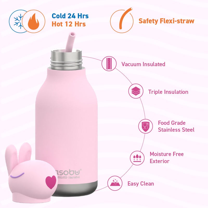 ASOBU - Trinkflasche Bestie Bunny