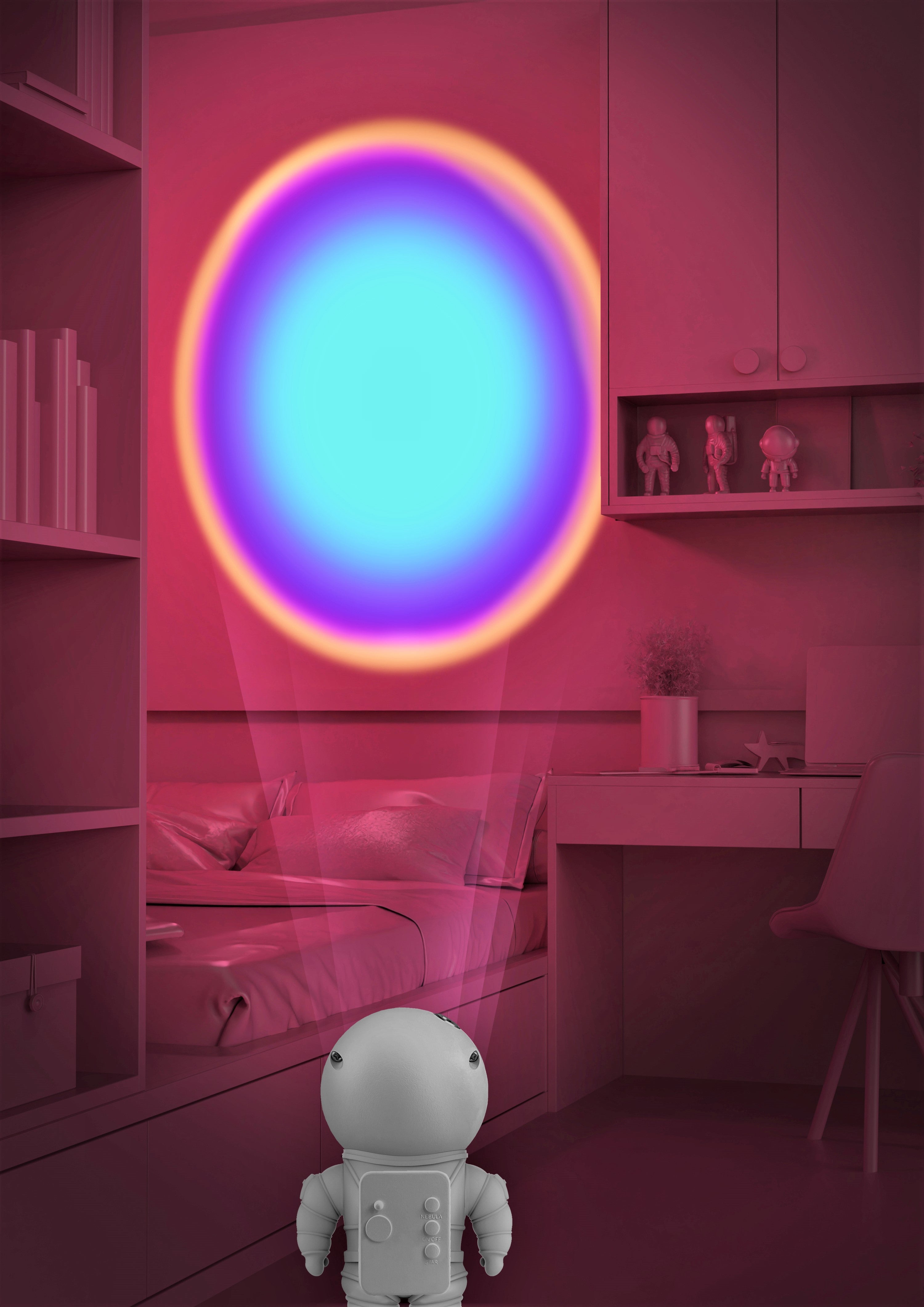 MOB - Projektor Astrolight "Rainbow blue"