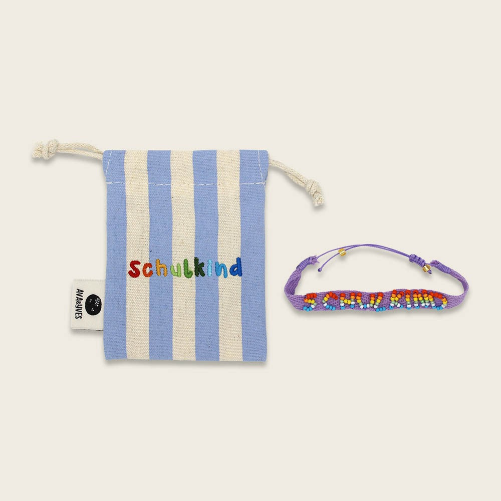 ava&yves - Armband Schulkind Flieder gewerbt
