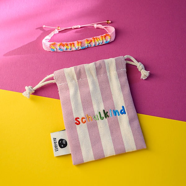 ava&yves - Armband Schulkind Rosa gewerbt