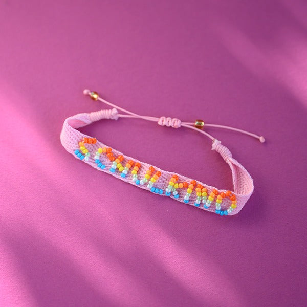 ava&yves - Armband Schulkind Rosa gewerbt