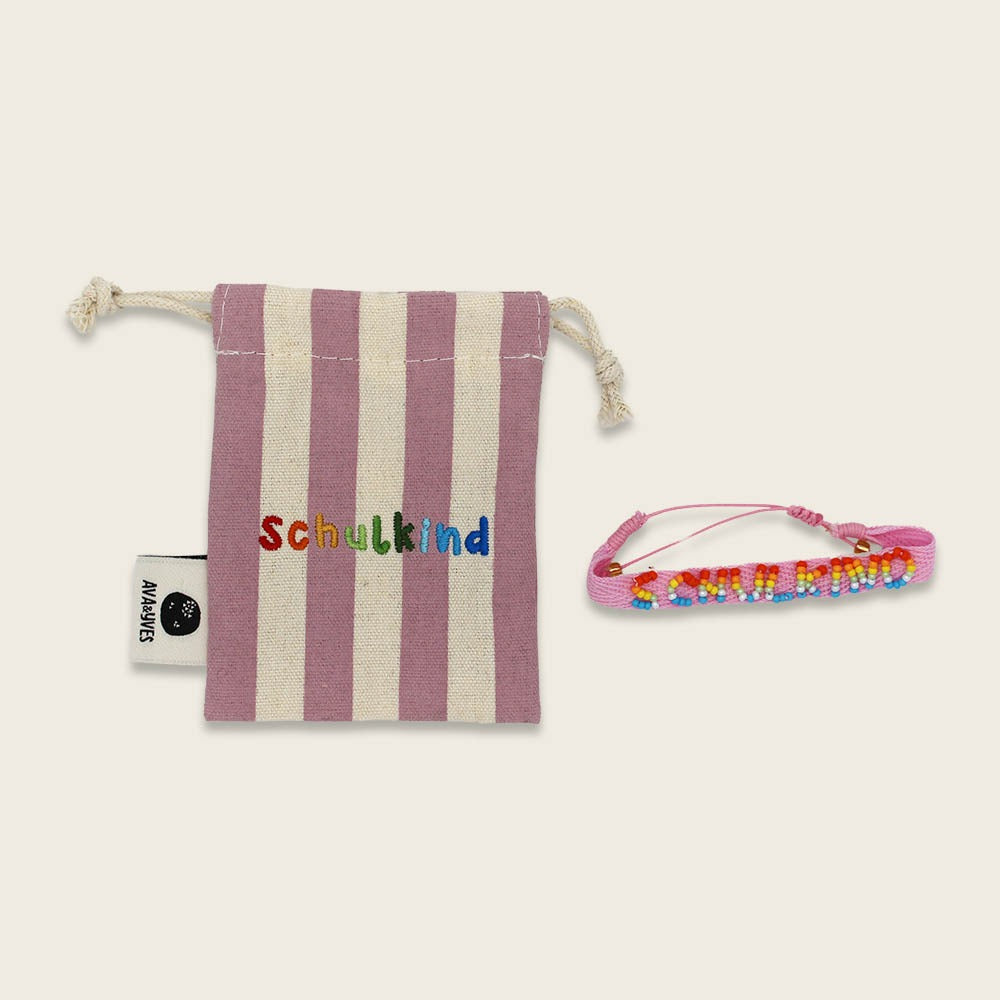 ava&yves - Armband Schulkind Rosa gewerbt