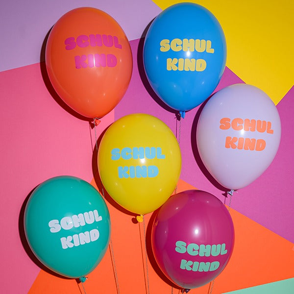 ava&yves - Ballons Schulkind 12er Pack