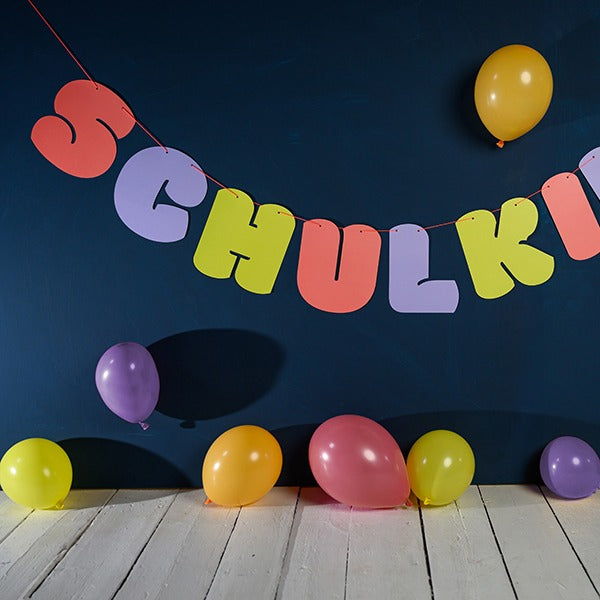 ava&yves - Girlande Schulkind Bunt
