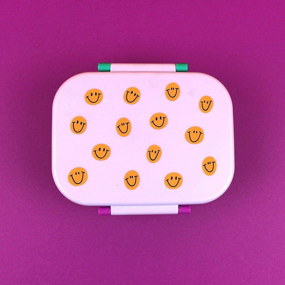 ava&yves - Lunchbox Smiley Flieder/Grün