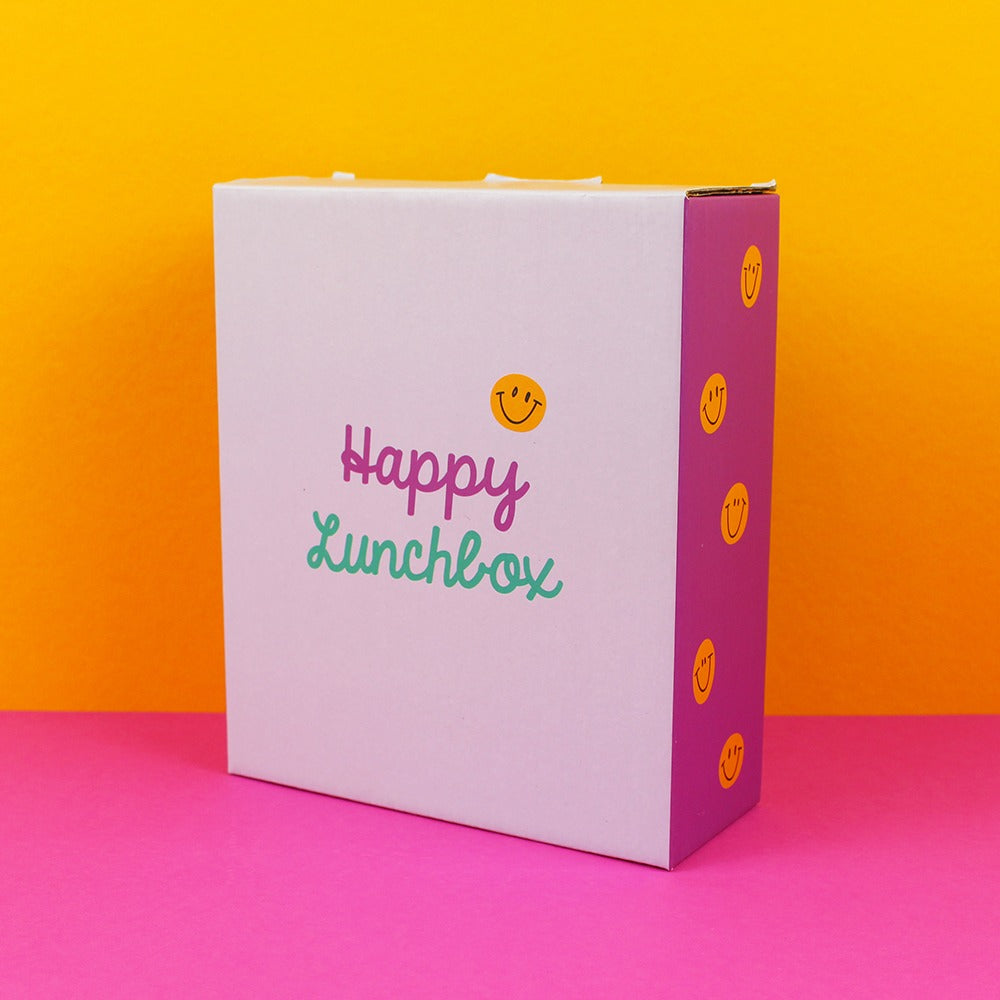 ava&yves - Lunchbox Smiley Flieder/Grün