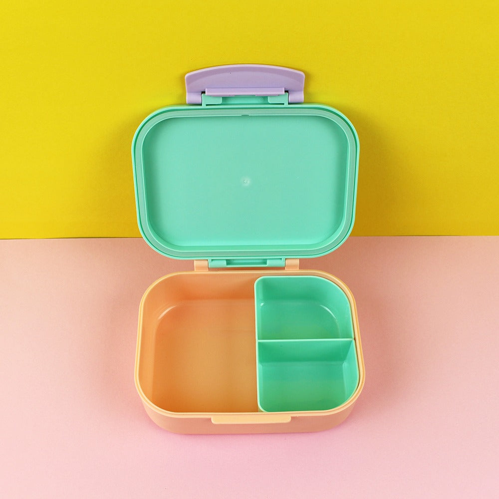 ava&yves - Lunchbox Streifen Mint/Gelb/Apricot
