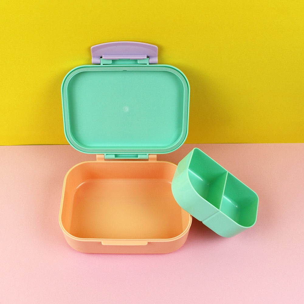 ava&yves - Lunchbox Streifen Mint/Gelb/Apricot