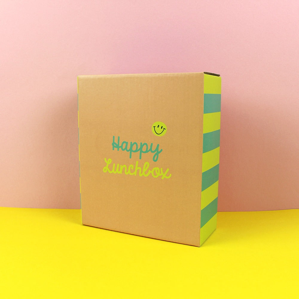 ava&yves - Lunchbox Streifen Mint/Gelb/Apricot