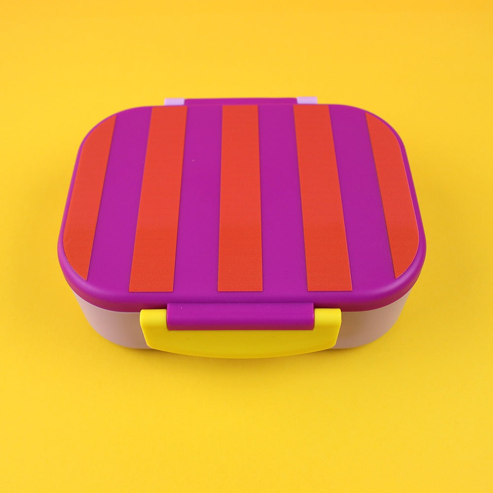 ava&yves - Lunchbox Streifen Violett/Rot