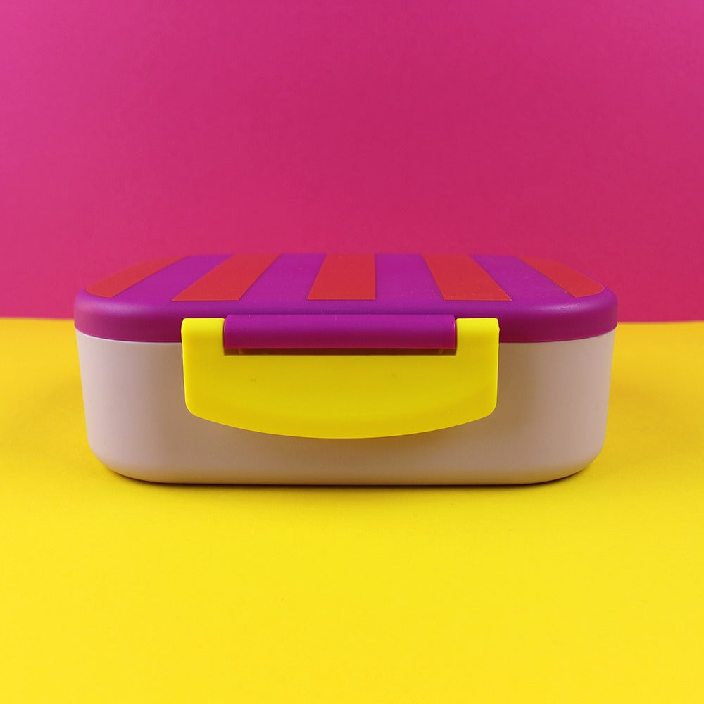 ava&yves - Lunchbox Streifen Violett/Rot