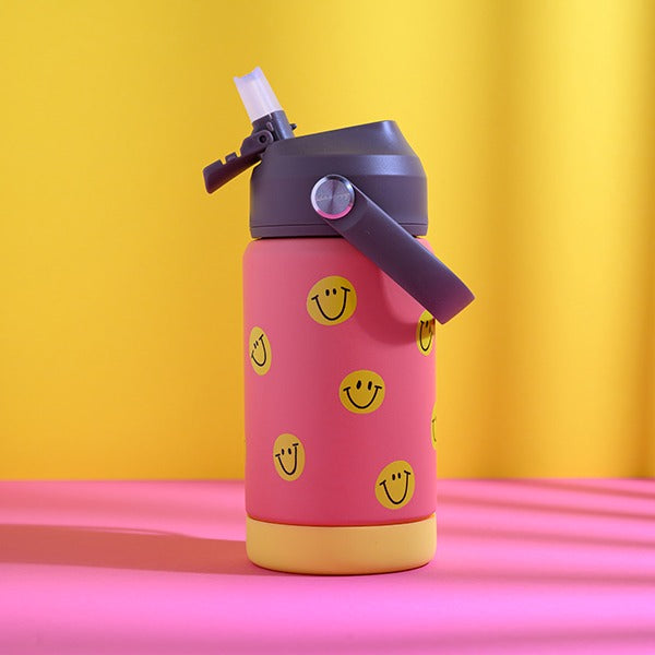 ava&yves - Trinkflasche Smiley Koralle 350ml