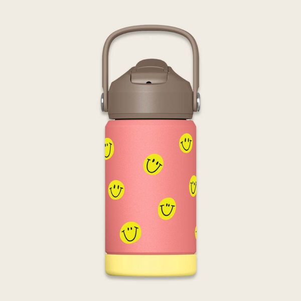 ava&yves - Trinkflasche Smiley Koralle 350ml