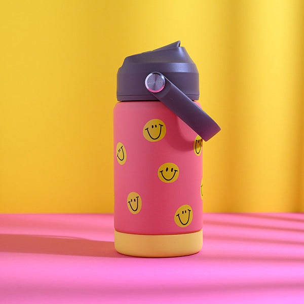 ava&yves - Trinkflasche Smiley Koralle 350ml