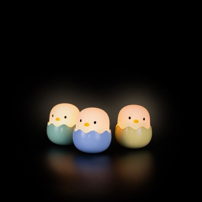Mega Light - Nachtlicht Baby Eggy 3er-Set