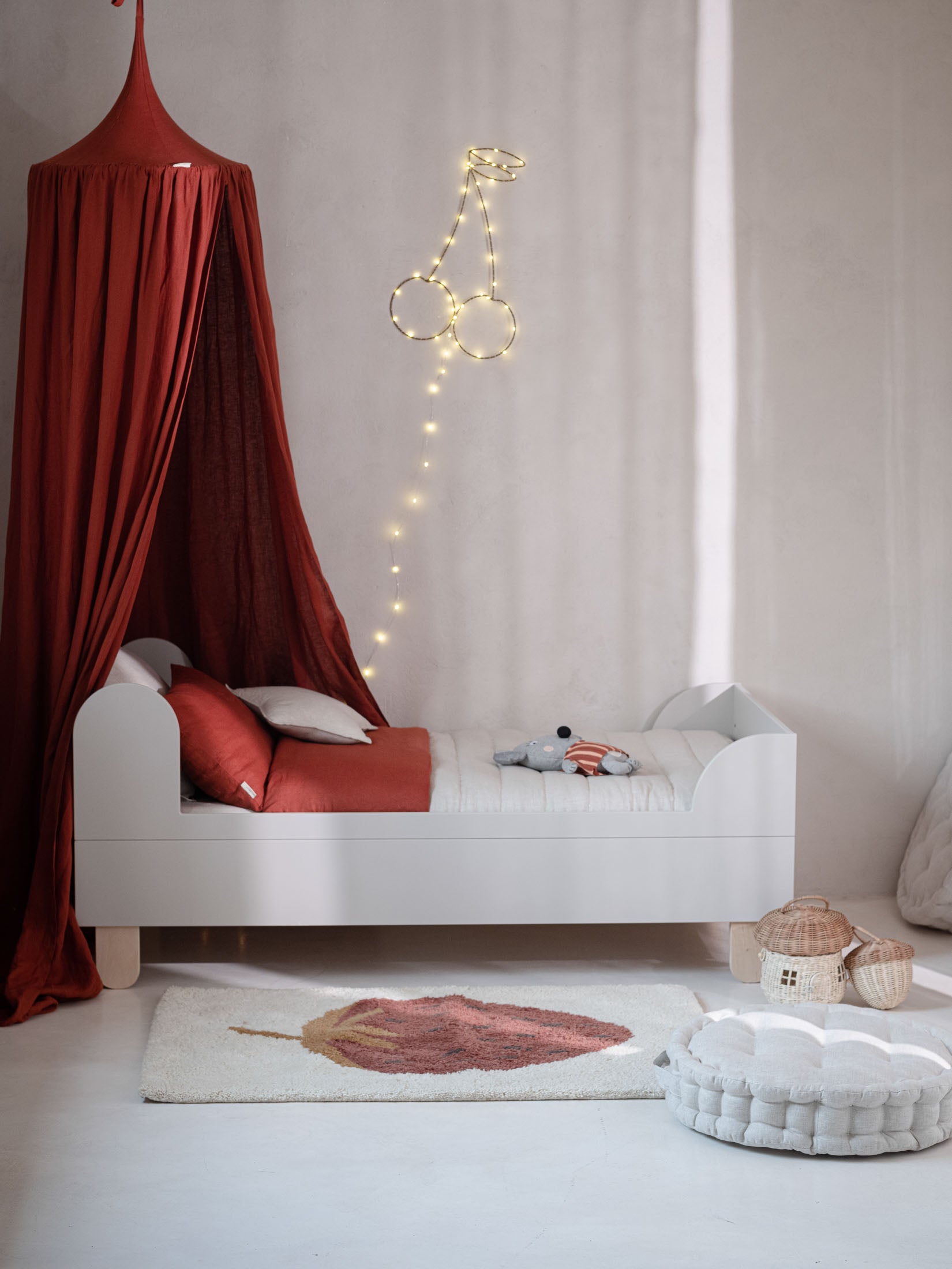 Wood Luck - Bett Basic 80x160 cashmere