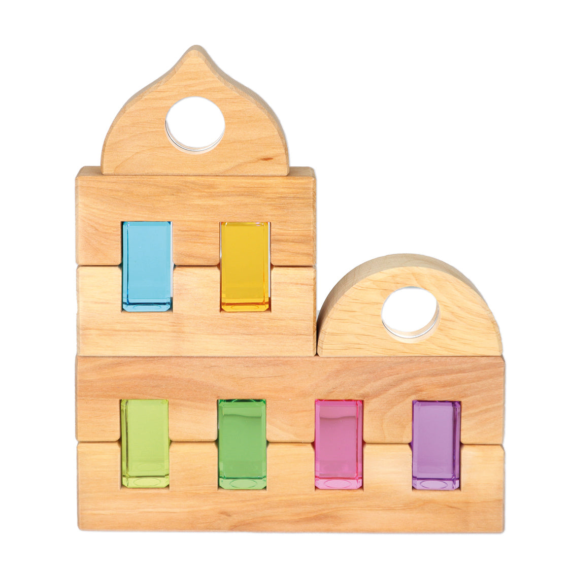 Bauspiel - Lichtbauquader Pastell B-Ware