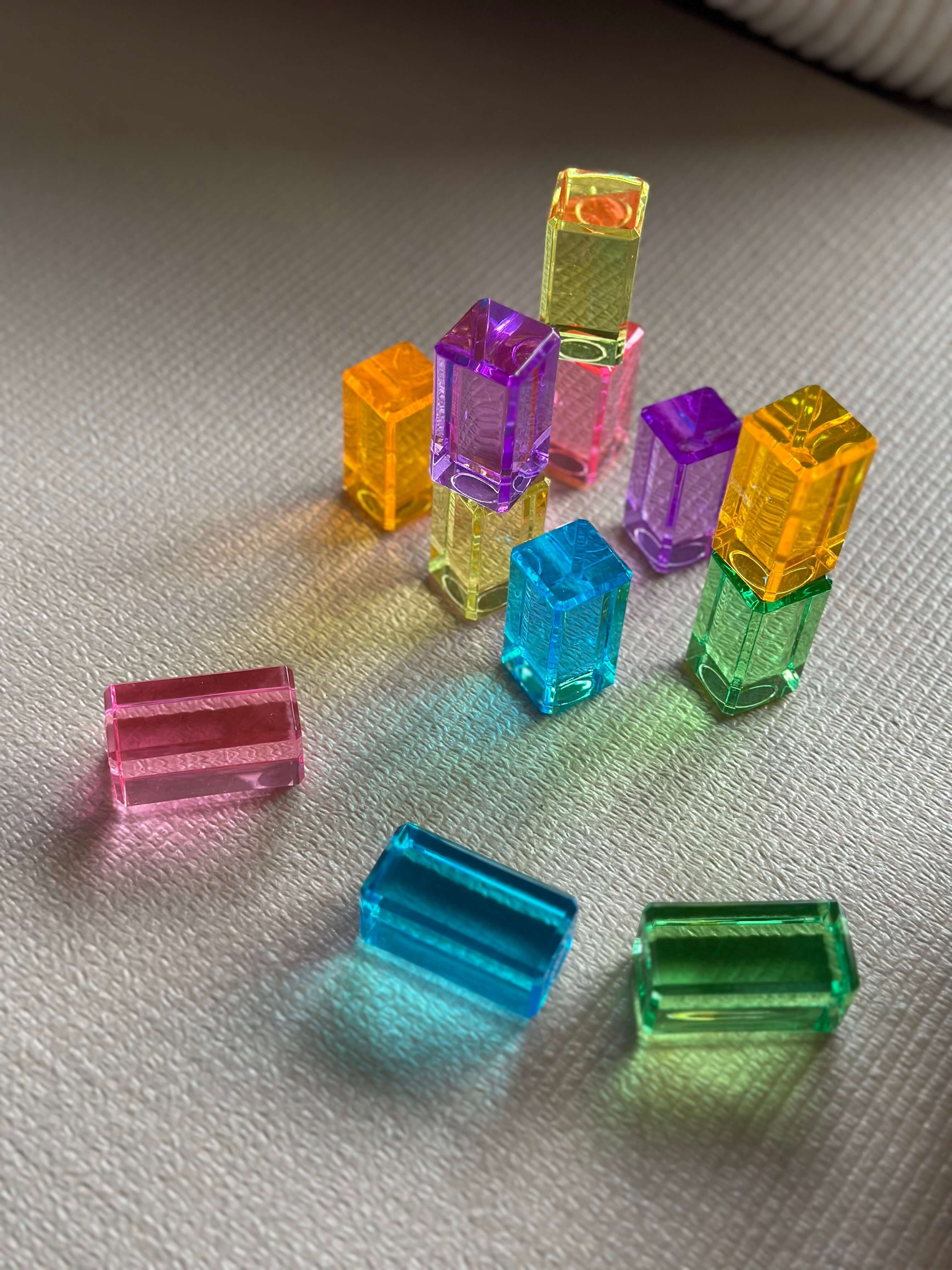 Bauspiel - Lichtbauquader Pastell B-Ware