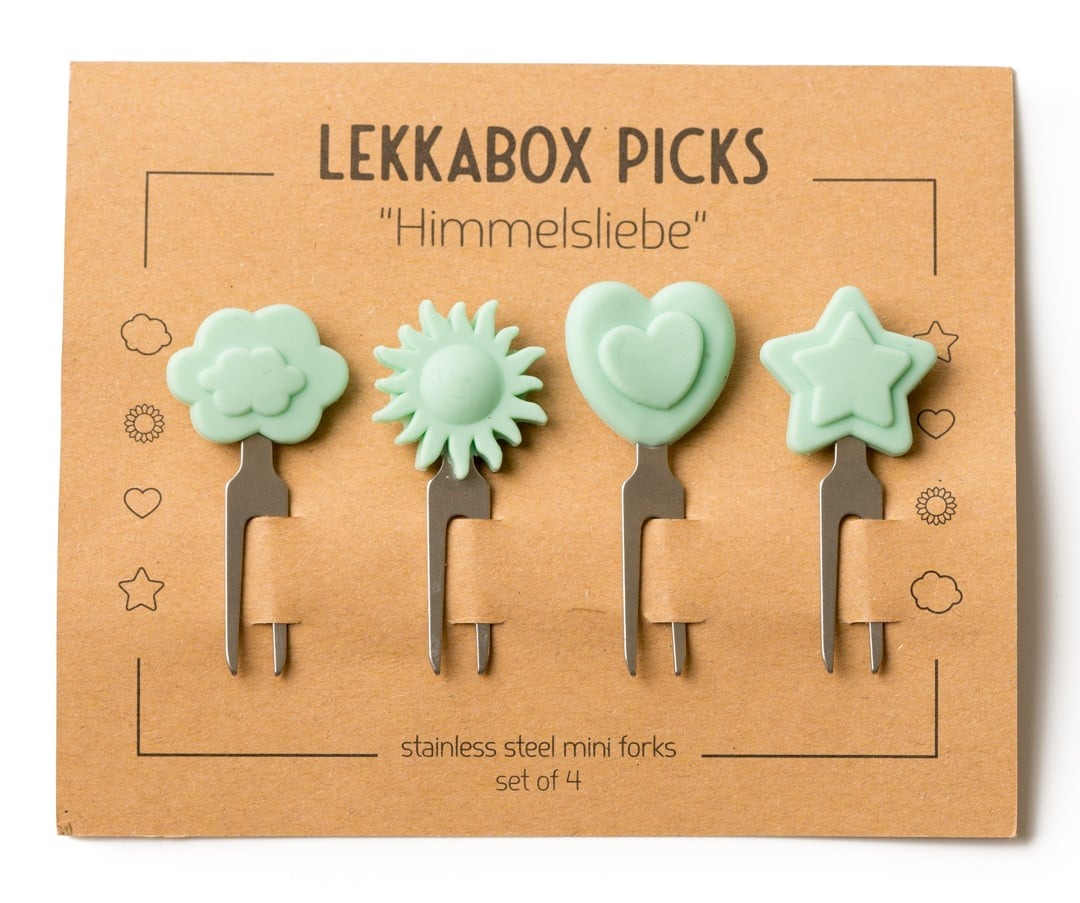 LEKKABOX - Bento Picks 4er Set Himmelsliebe