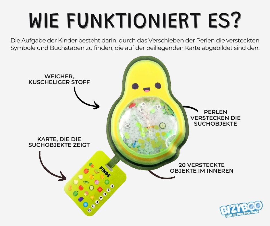 Bizyboo - Sensorikspielzeug Avocado
