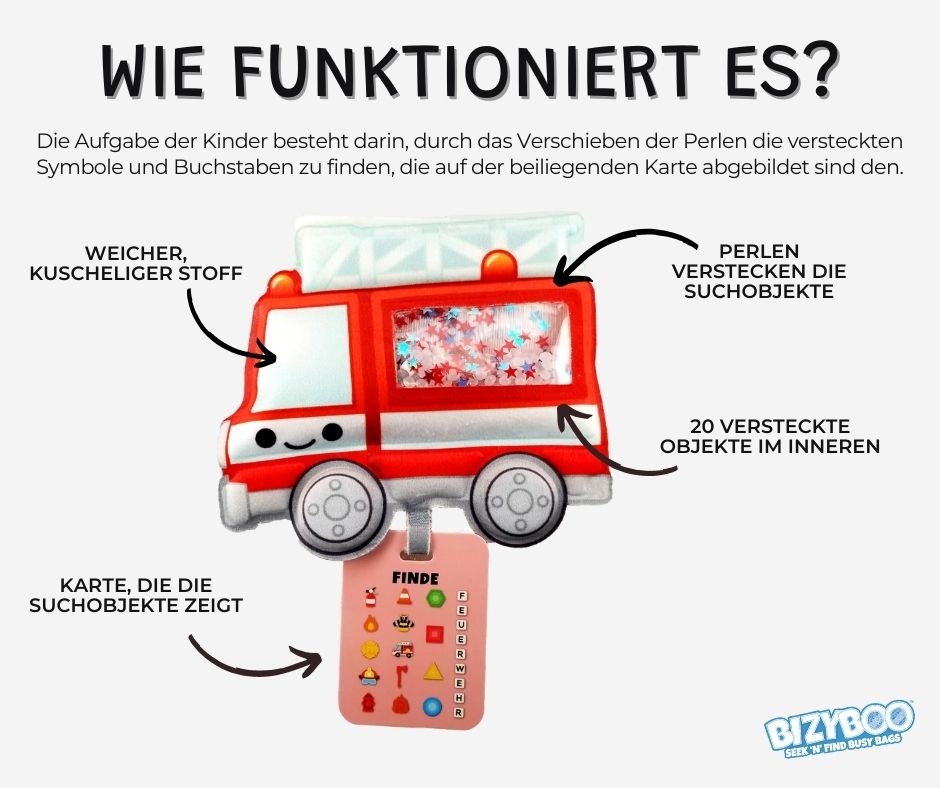 Bizyboo - Sensorikspielzeug Feuerwehr