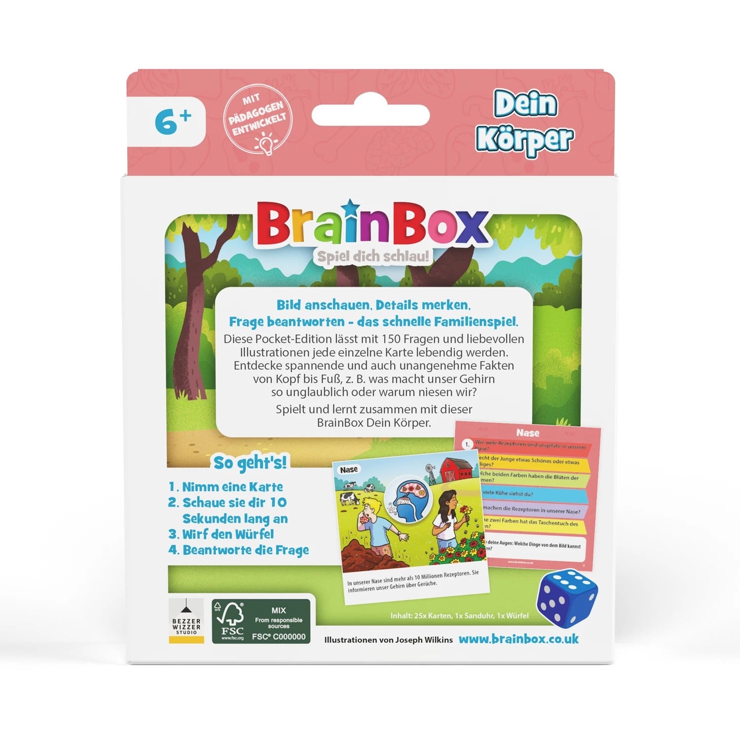 BrainBox - Lernspiel: Pocket Dein Körper
