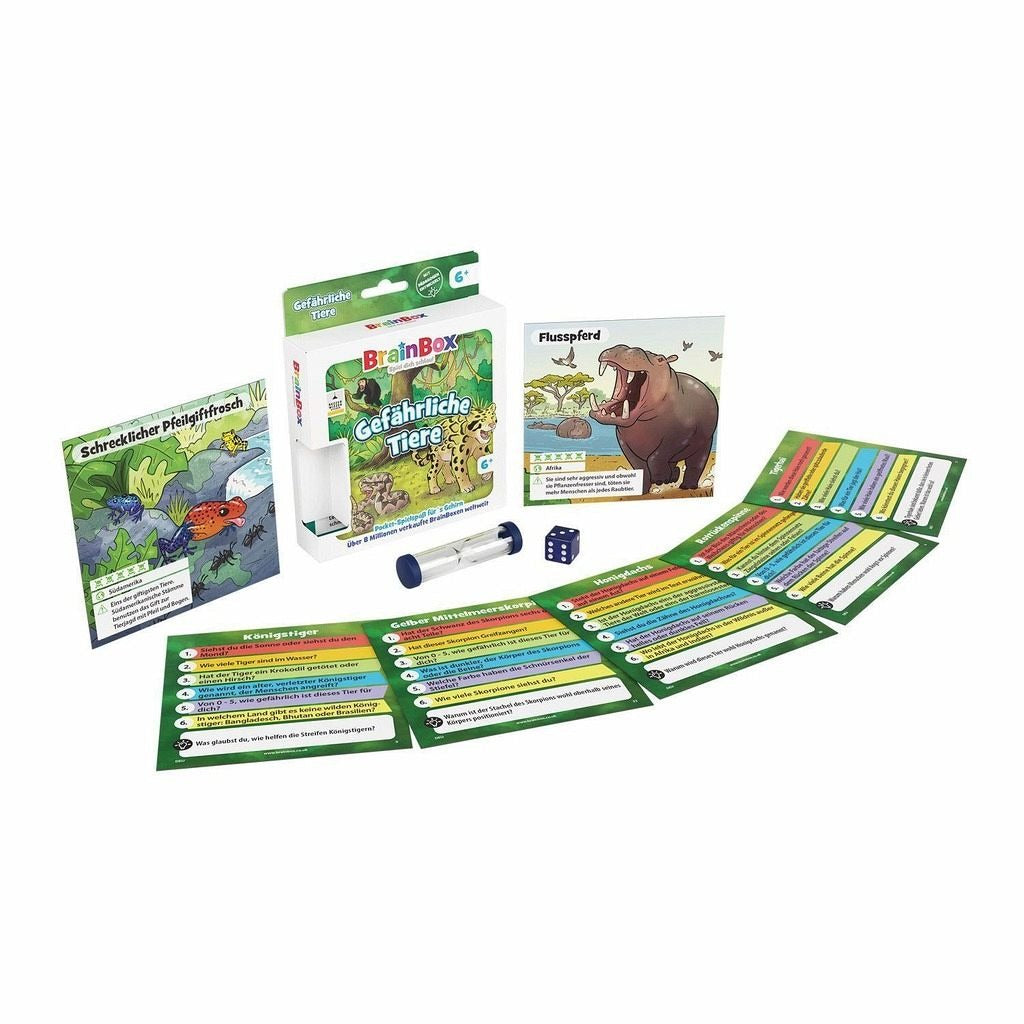 BrainBox - Lernspiel: Pocket Gefährliche Tiere