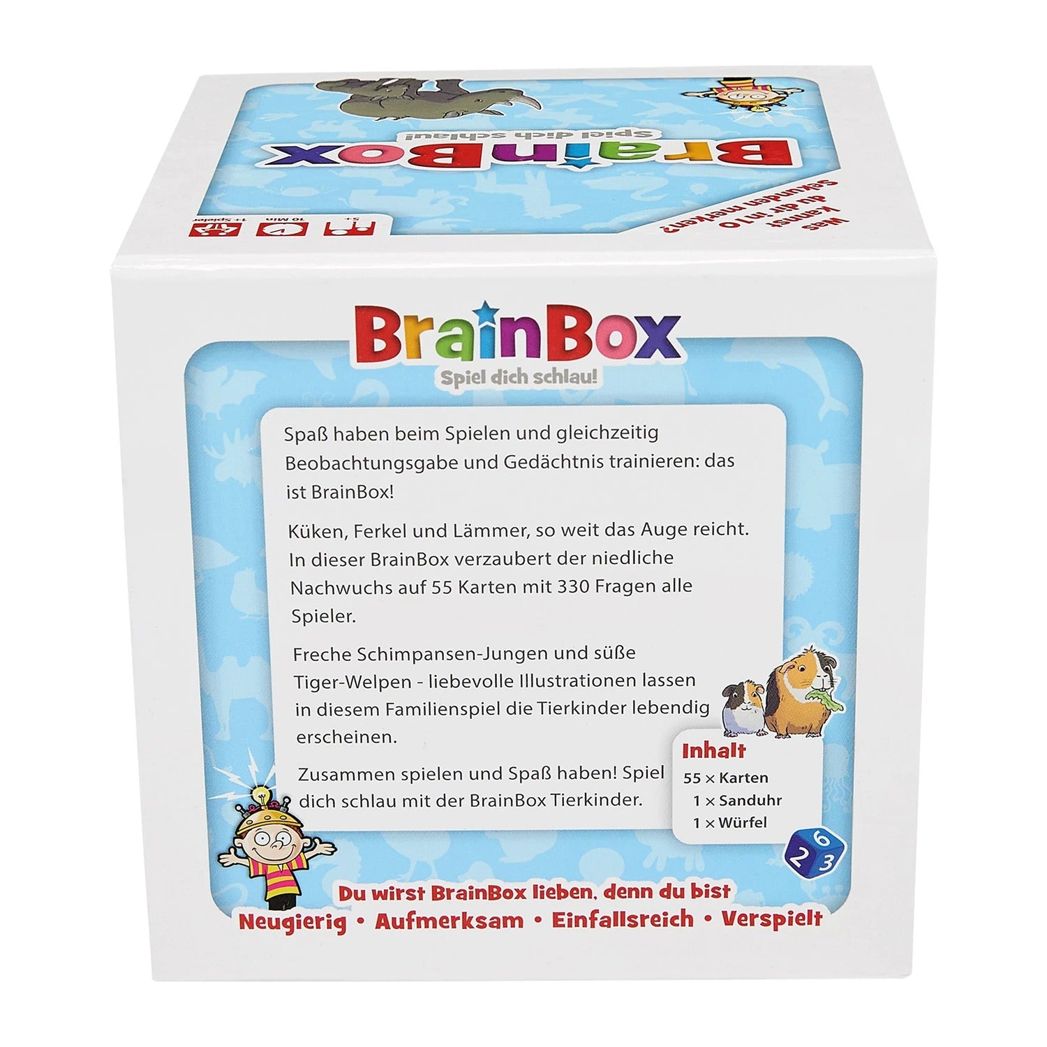 BrainBox - Lernspiel: Tierkinder