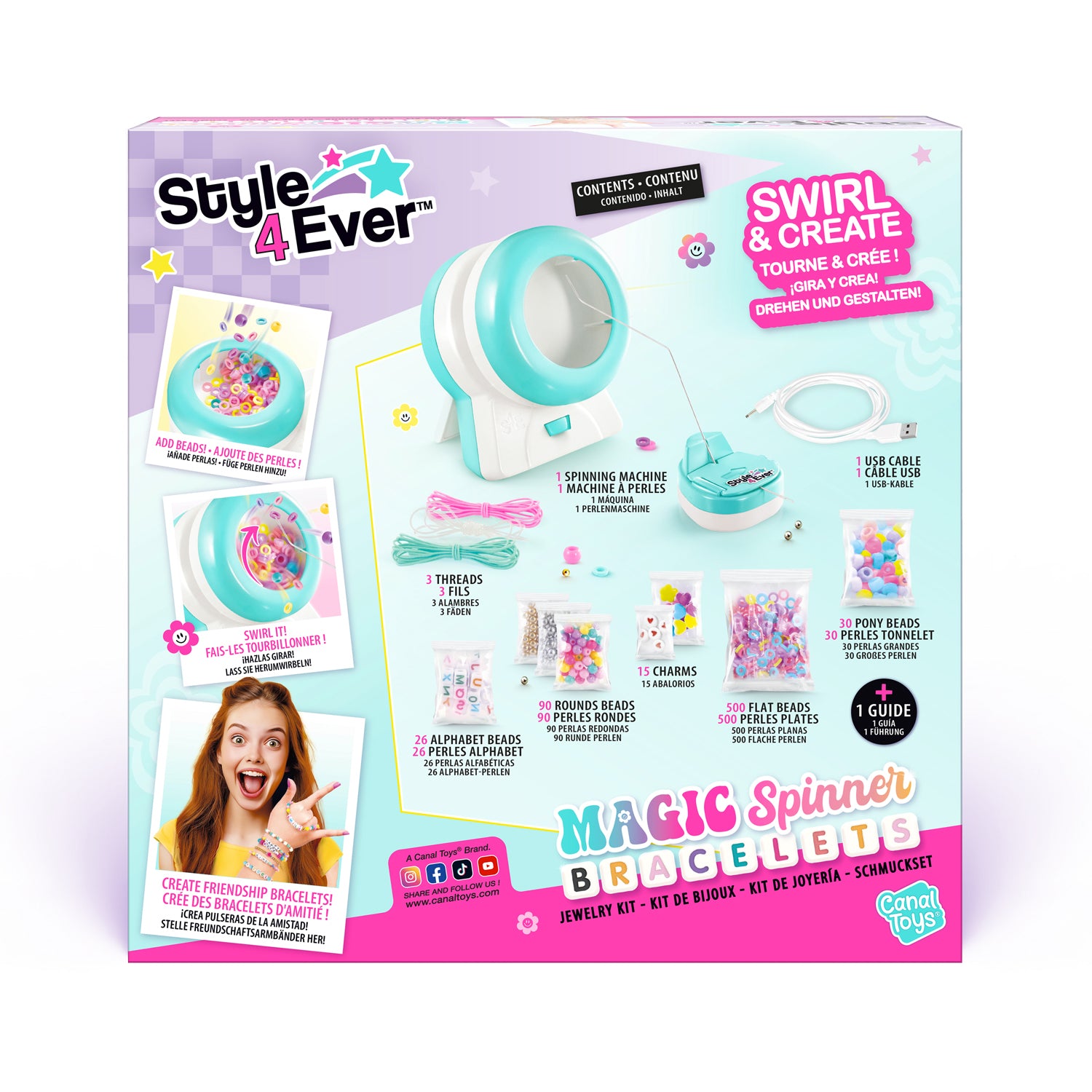 Canal Toys - Style 4 Ever: Magic Spinner Bracelets Set