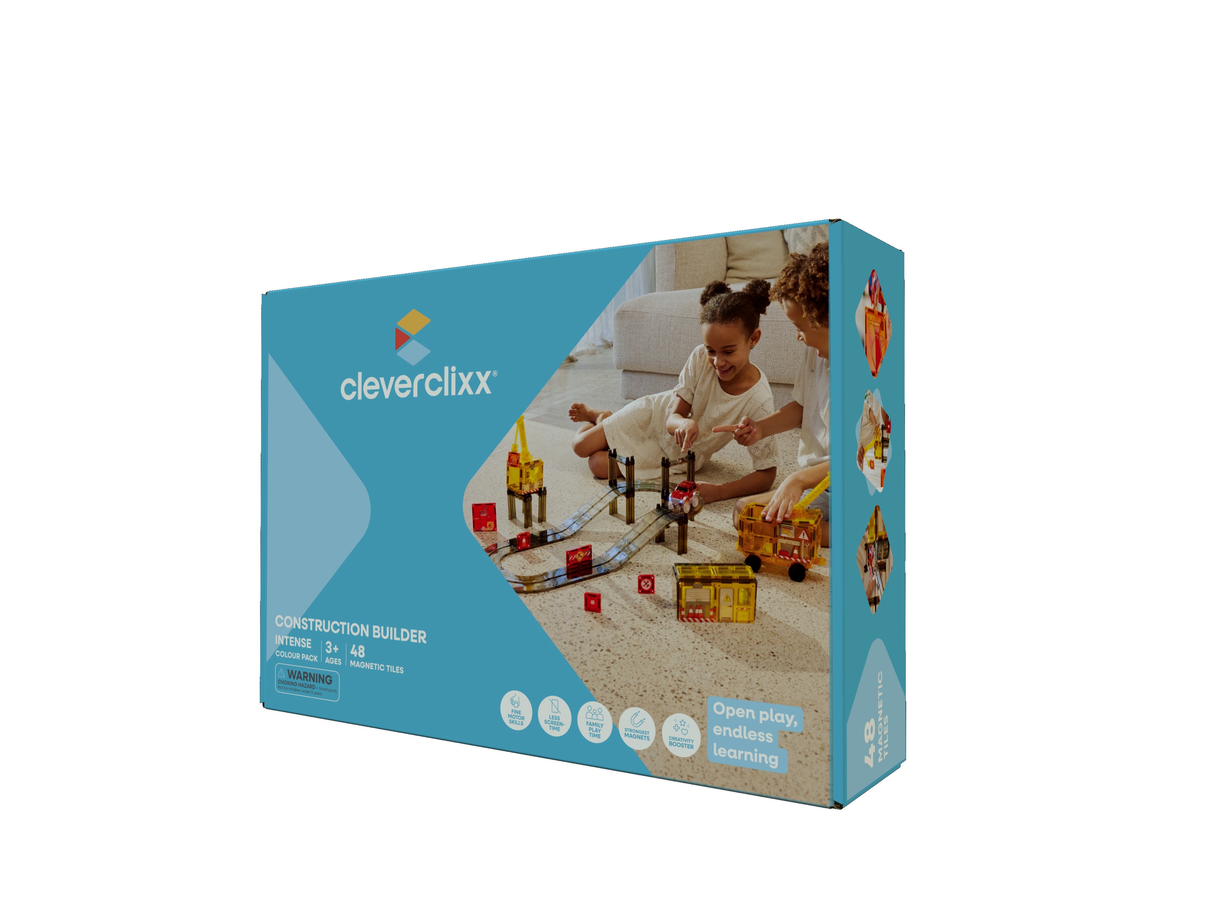 CleverClixx - Magnetbausteine Construction Builder Pack