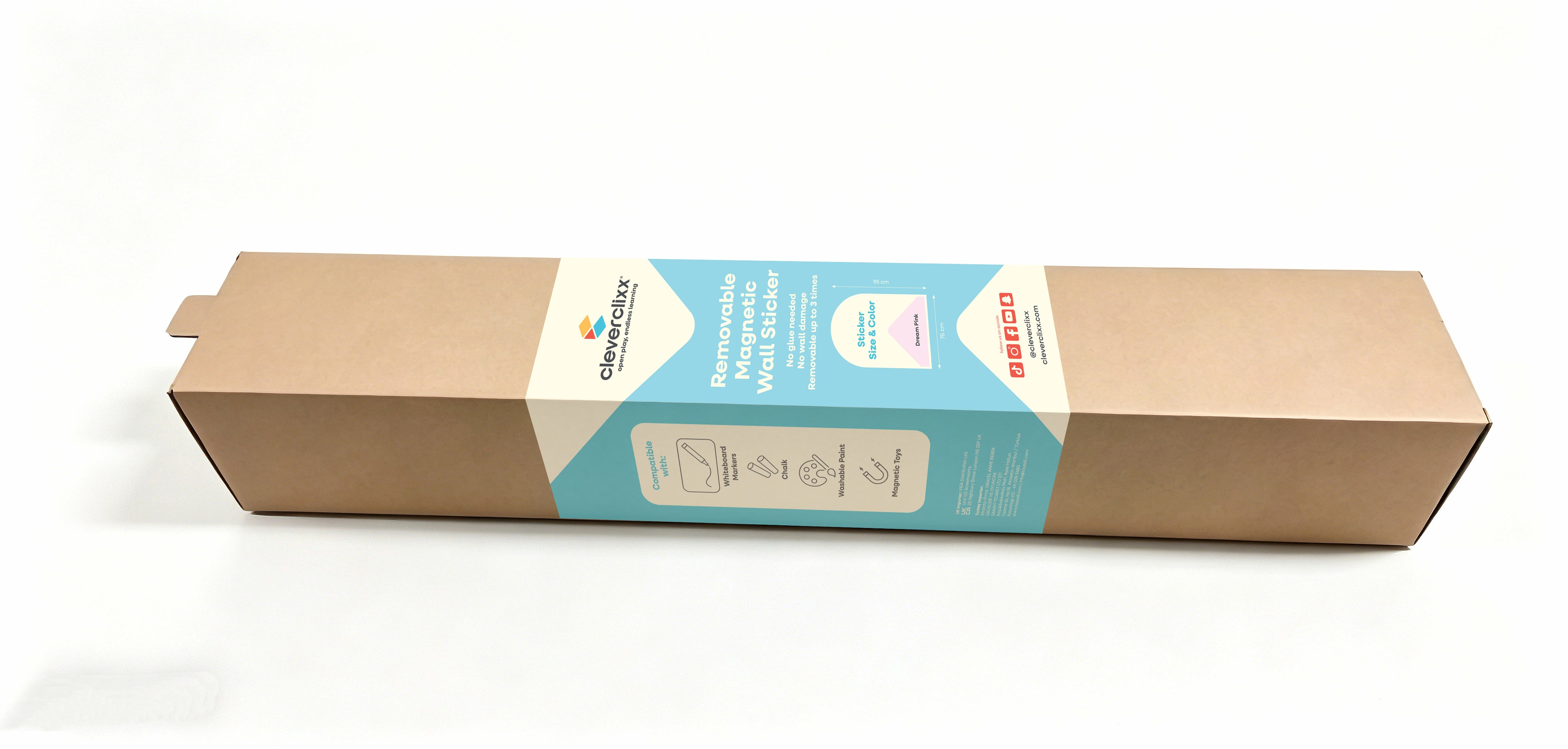 CleverClixx - Magnetischer Wandsticker Dream Pink