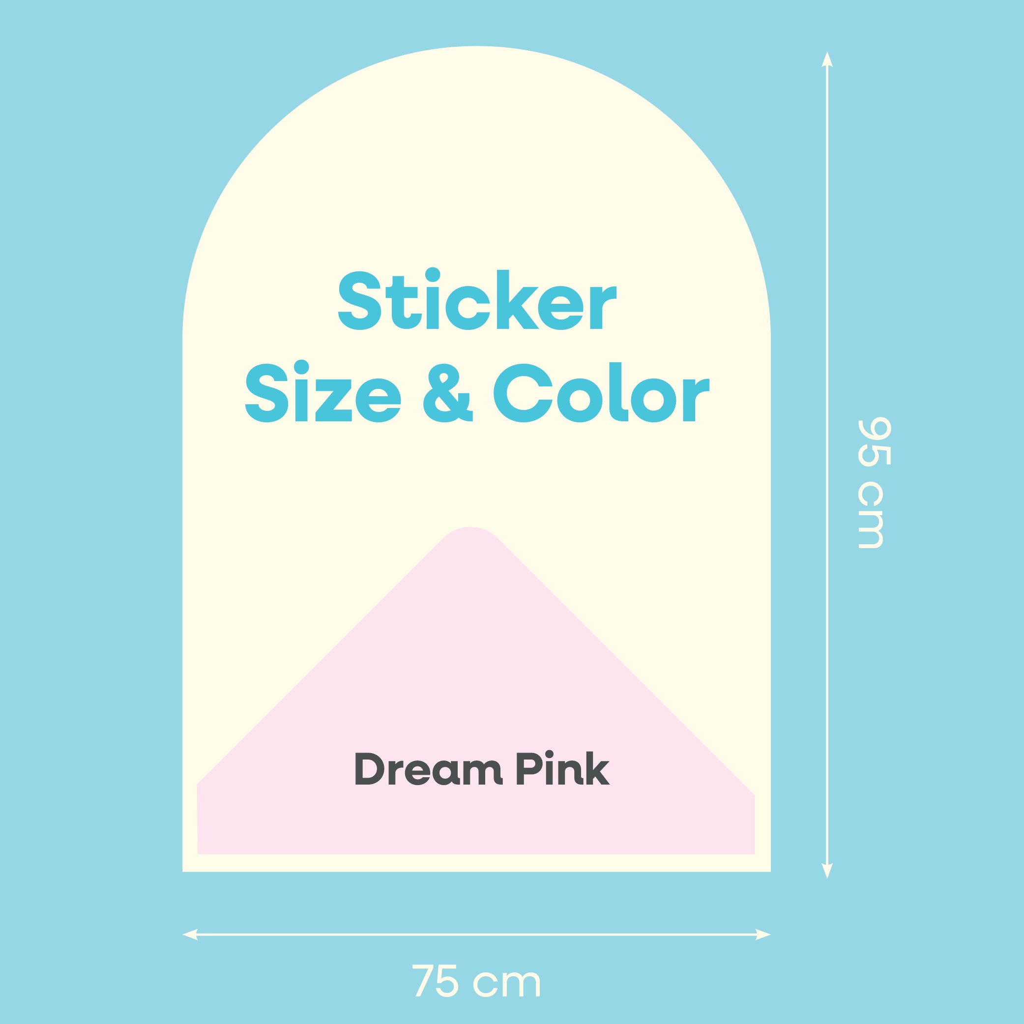 CleverClixx - Magnetischer Wandsticker Dream Pink