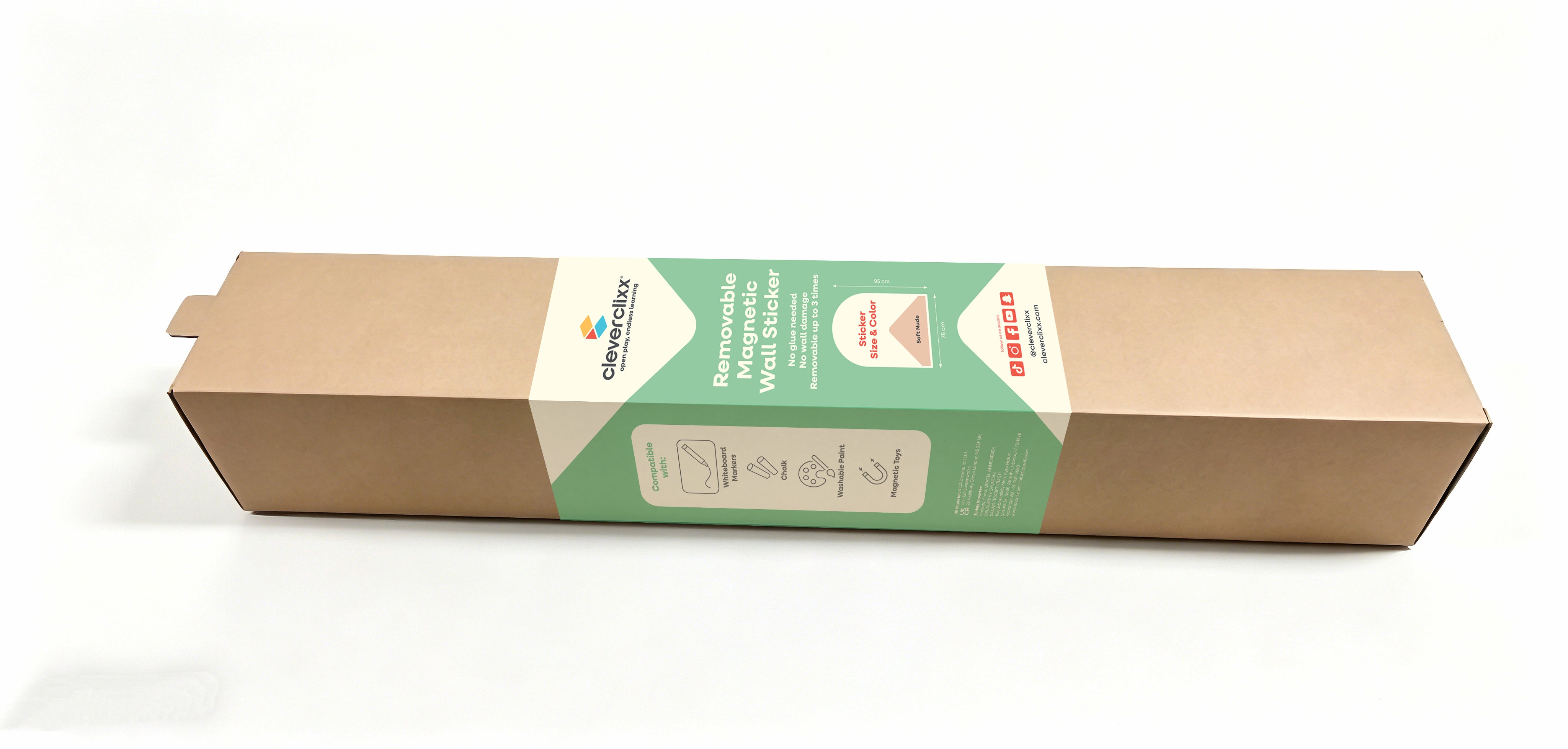 CleverClixx - Magnetischer Wandsticker Soft Nude