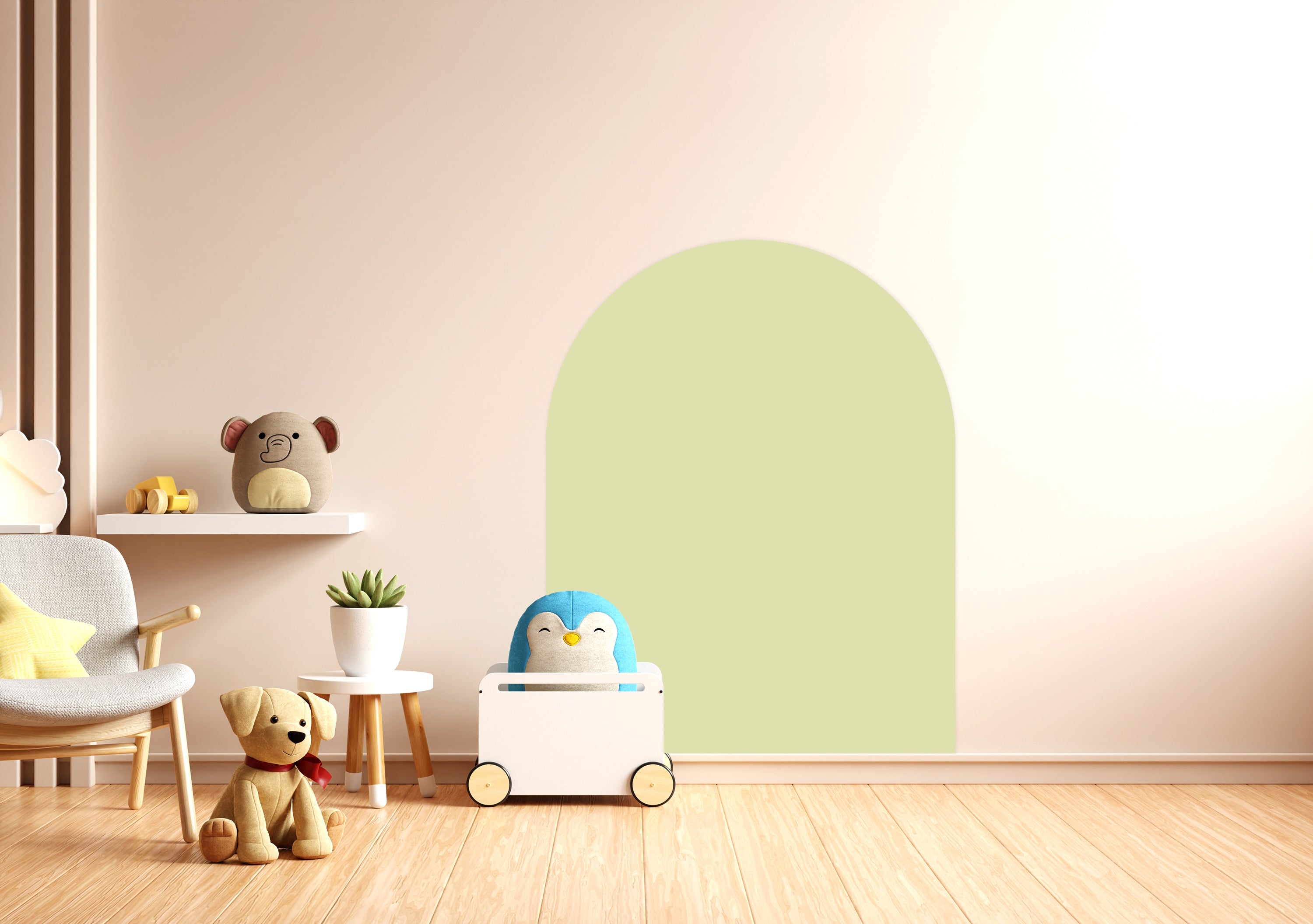 CleverClixx - Magnetischer Wandsticker Soft Olive