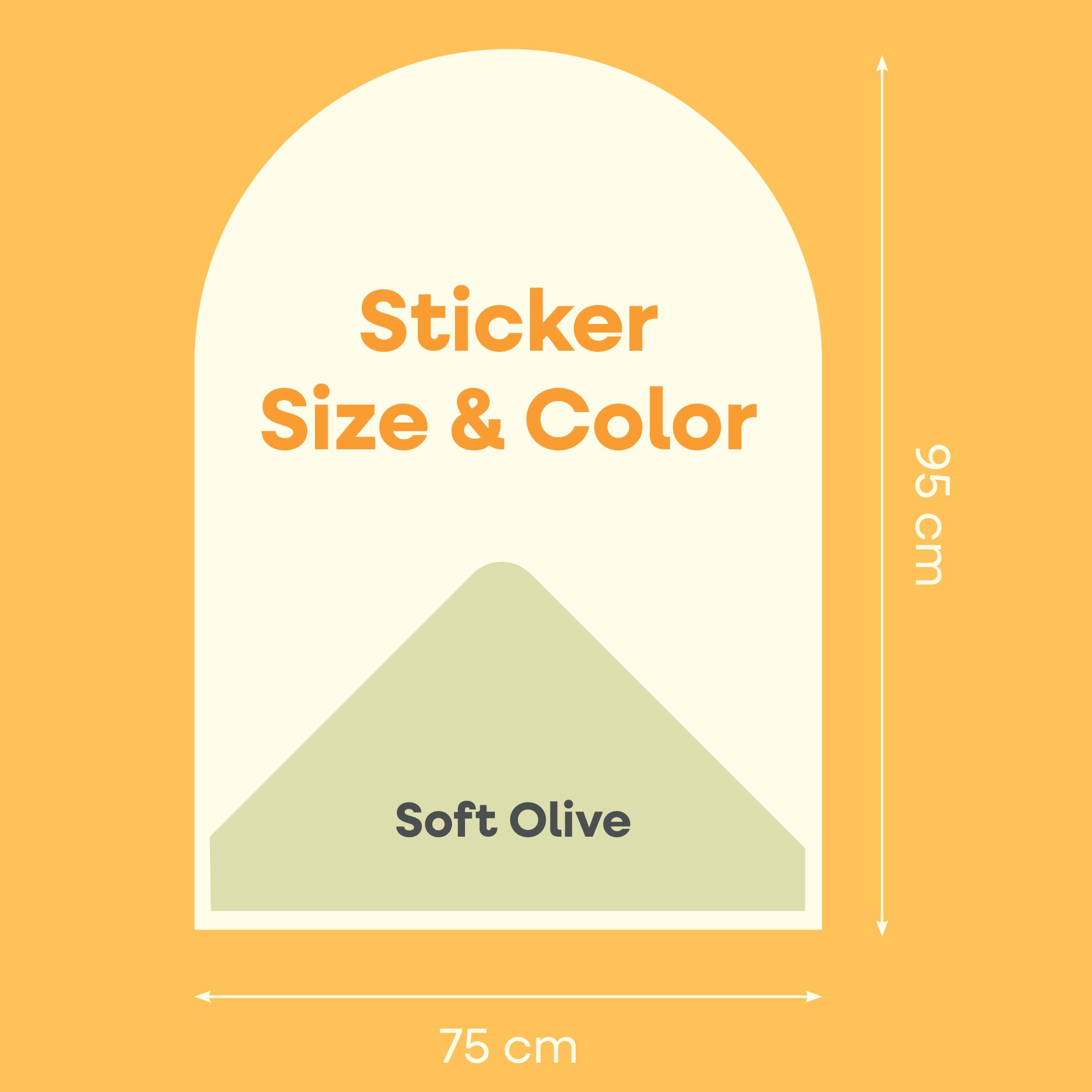 CleverClixx - Magnetischer Wandsticker Soft Olive