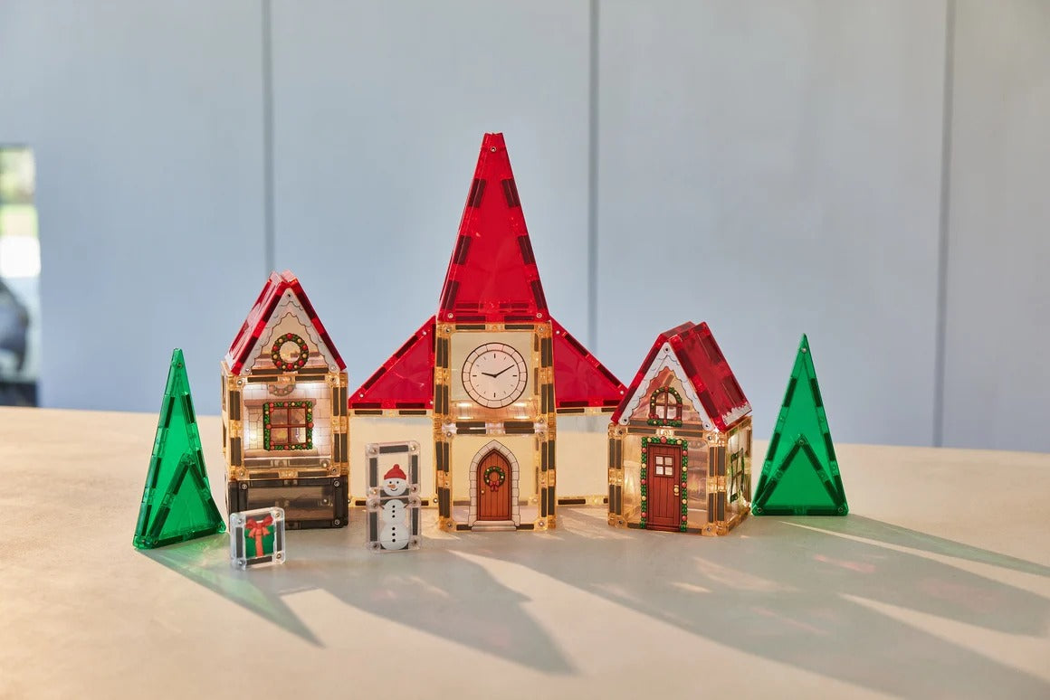 CleverClixx - Adventskalender Magnetbausteine Weihnachtsstadt