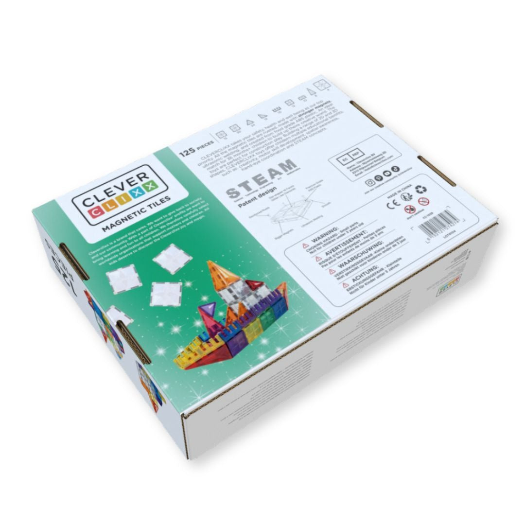 CleverClixx - Magnetbausteine Inventive Pack Intense 110-tlg. + 15 GRATIS