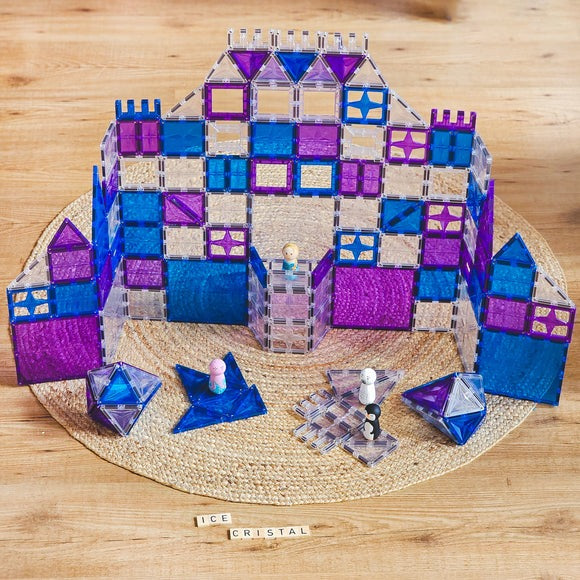 CleverClixx - Magnetbausteine Mega Ice Crystal Pack 180-tlg.