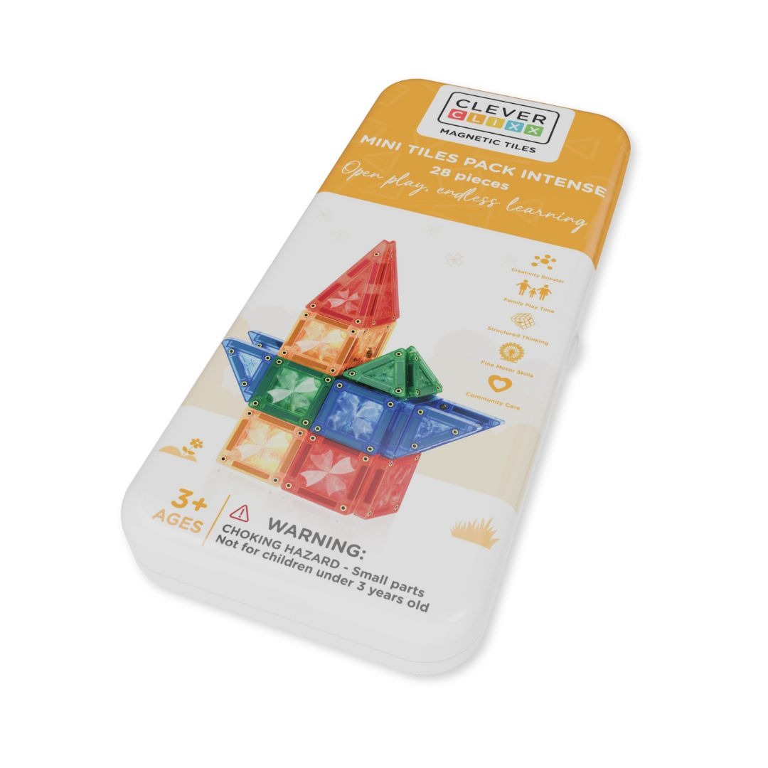 CleverClixx - Magnetbausteine Mini Pack Intense 28-tlg.