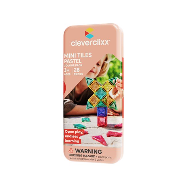 CleverClixx - Magnetbausteine Mini Pack Pastel 28-tlg.