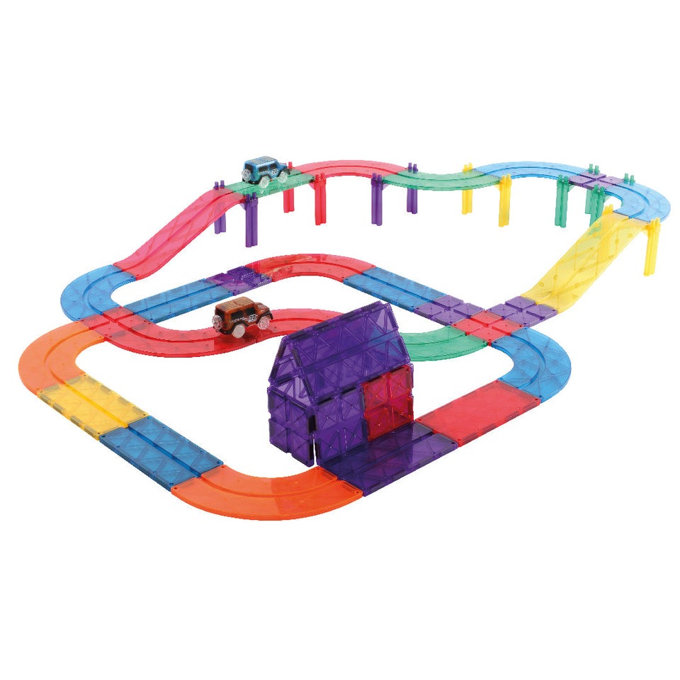 CleverClixx - Magnetbausteine Race Track Intense