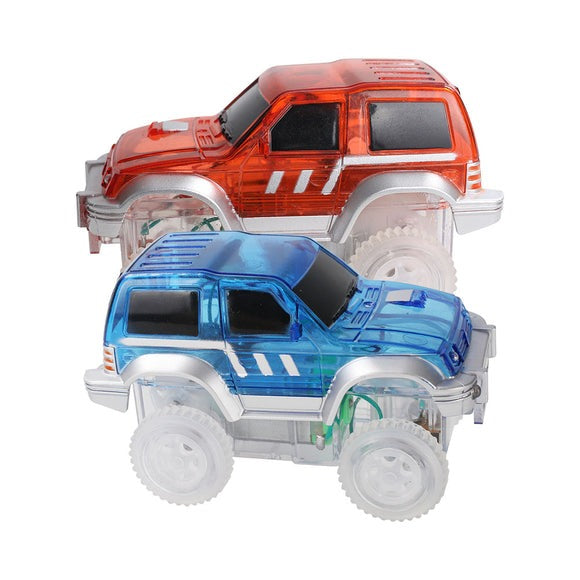CleverClixx - Spielzeugauto Race Track Car Blue