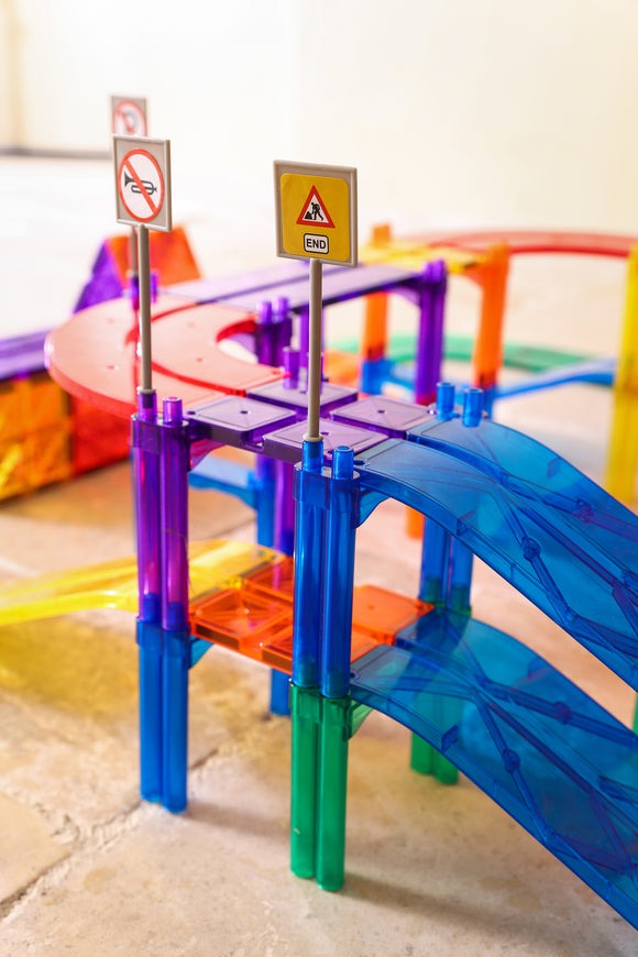 CleverClixx - Spielzeugauto Race Track Car Red