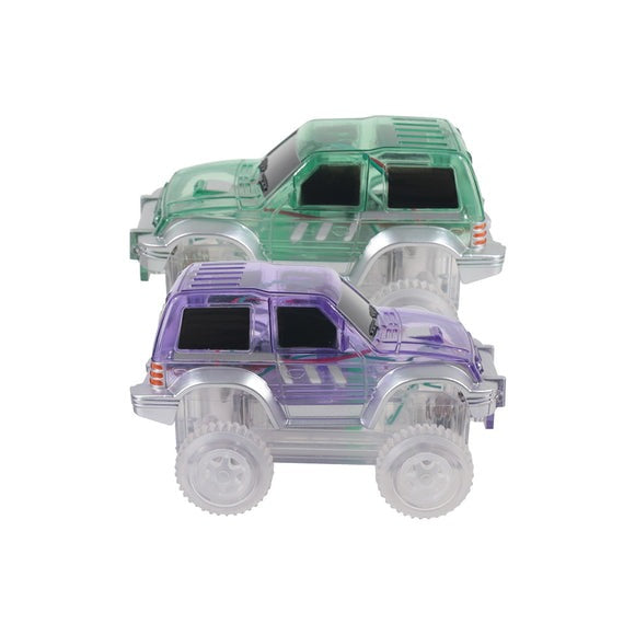 CleverClixx - Spielzeugauto Race Track Car Pastel Green