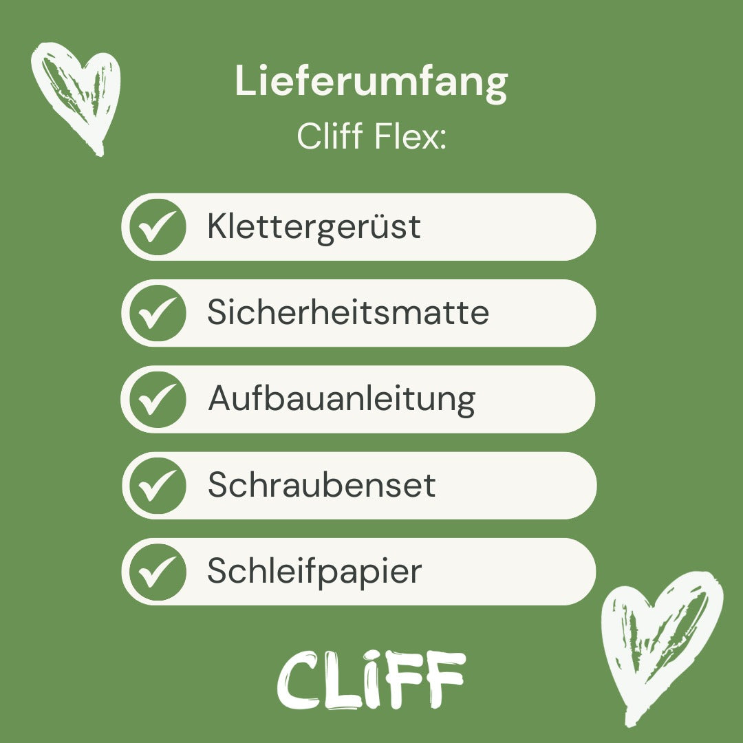 CLIFF - Klettergerüst CLIFF FLEX White Edition