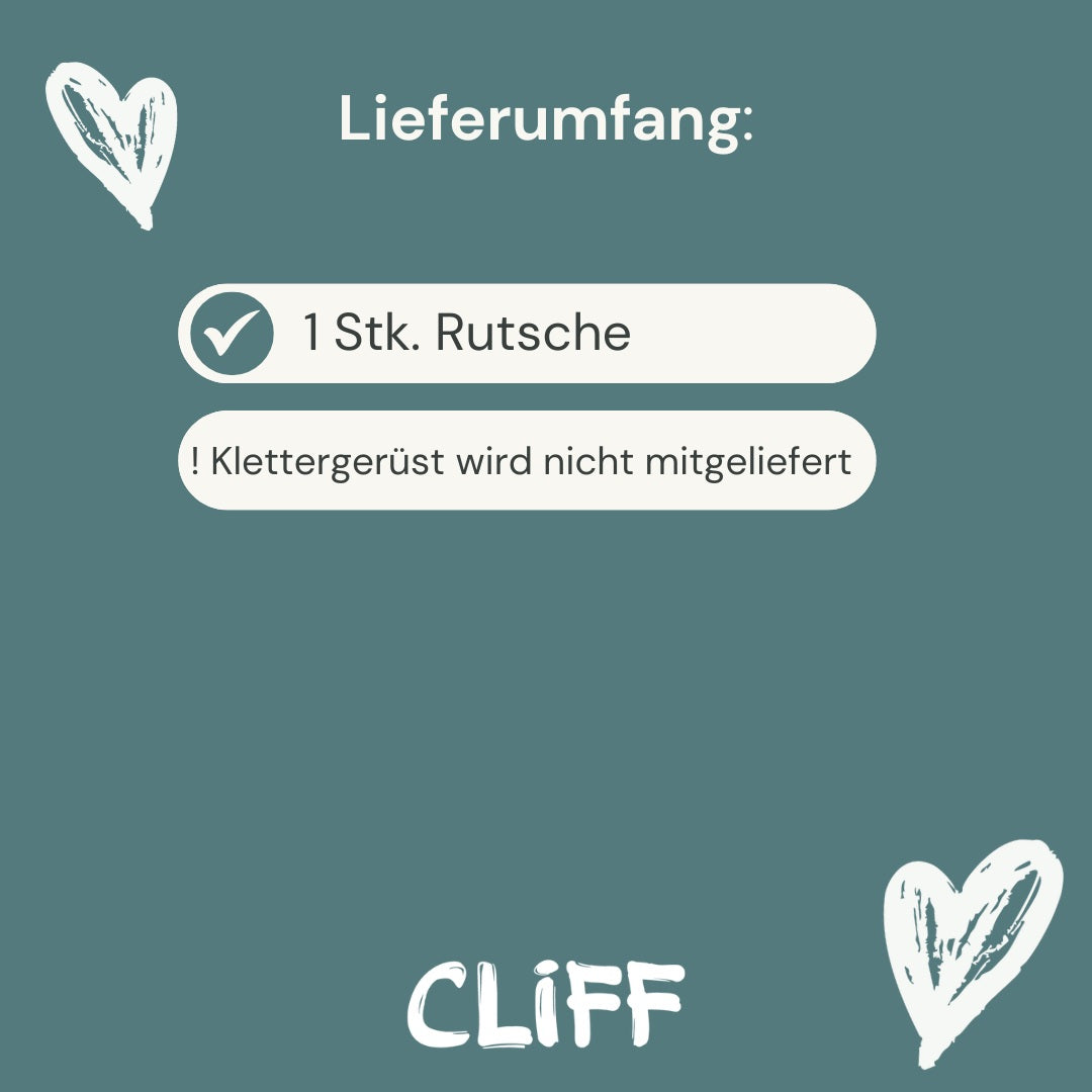 CLIFF - Rutschrampe für Klettergerüst