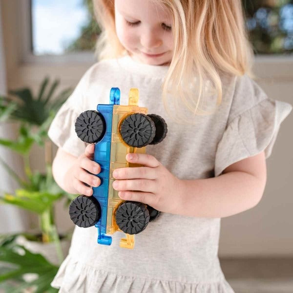 connetix - Magnetbausteine Rainbow Car Pack - 2 Teile