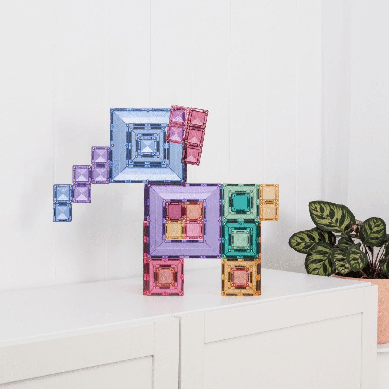 connetix - Magnetbausteine Pastel Portal Pack 48-tlg. 