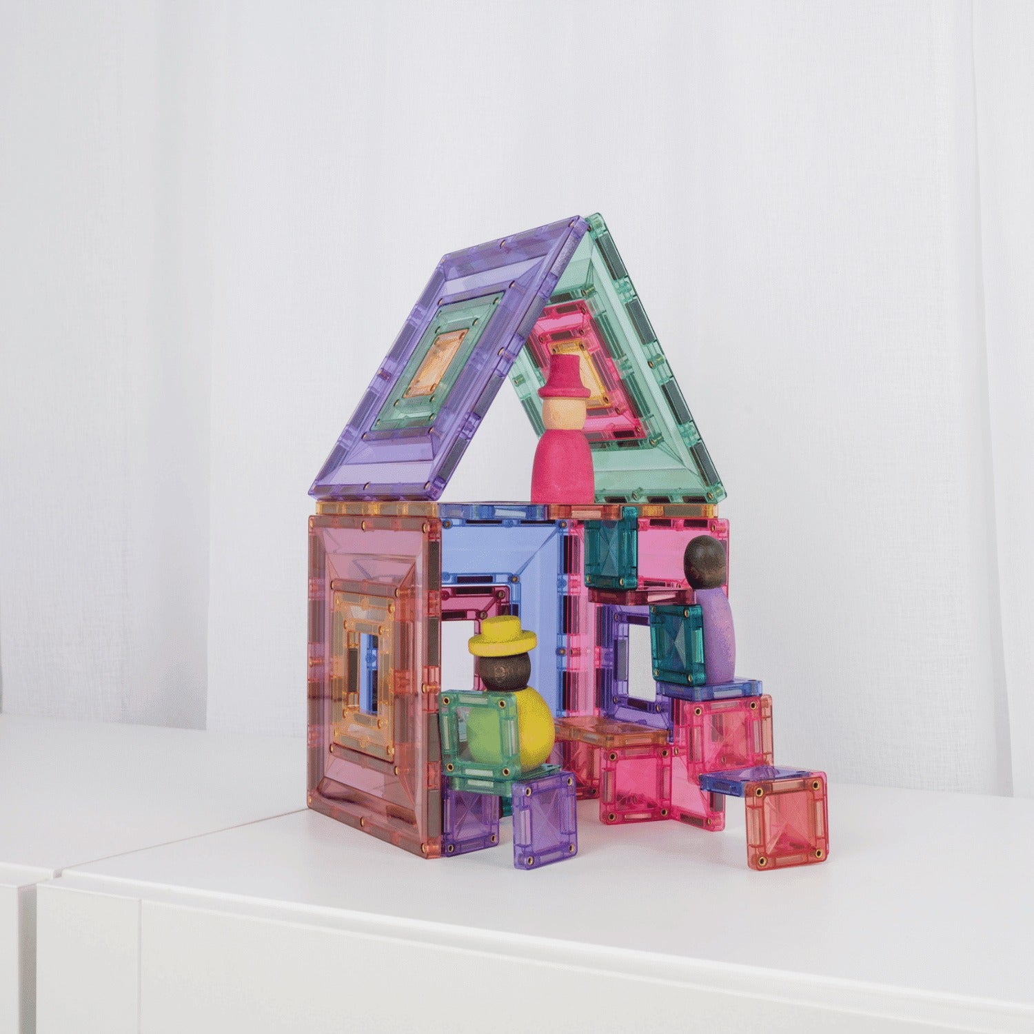 connetix - Magnetbausteine Pastel Portal Pack 48-tlg.