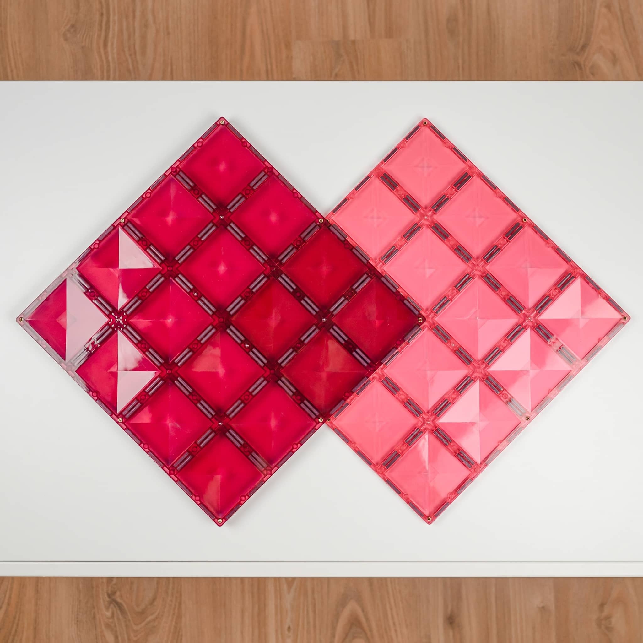 connetix - Magnetbausteine Base Plate Pink & Berry 2-tlg.